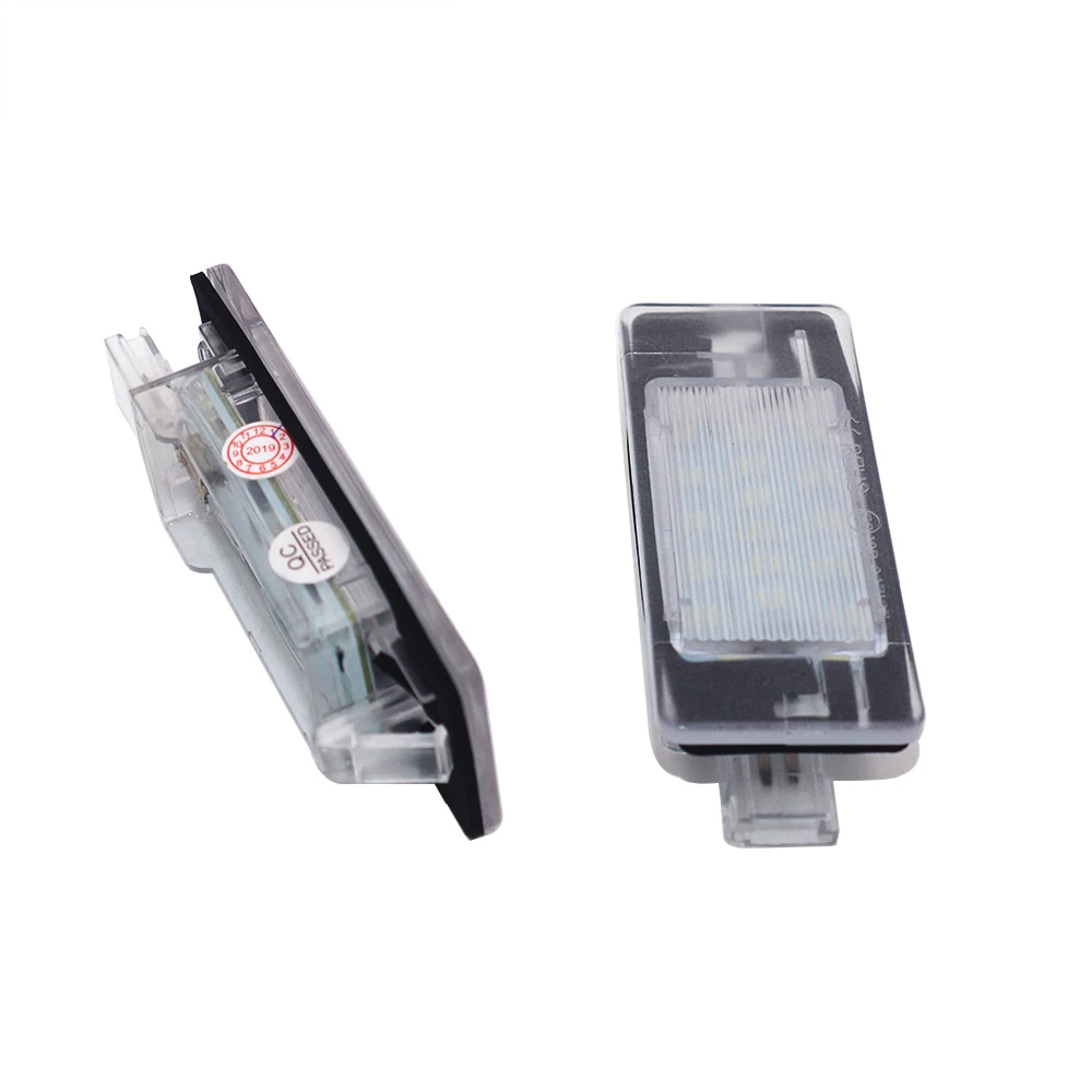 2Pcs Error Free White LED License Plate Light Number Plate Lamp For Opel Vectra C Estate 2002 2003 2004 2005 2006 2007 2008