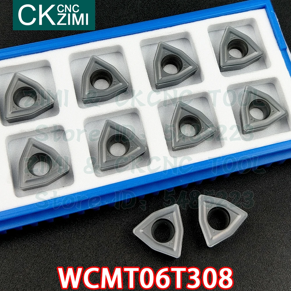 WCMT06T308 ZM1125 WCMT 06T308 карбидные вставки U вставки для дрели CNC индексируемый поворотный инструмент для WC Водоструйная быстрая дрель U дрели