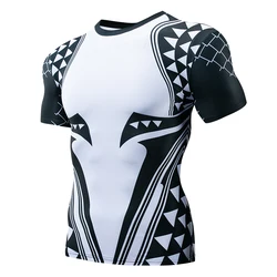 New Aquaman 3D Printed T shirts For Men Compression Shirt Character Pattern Cosplay Costume Clothing Short Sleeve Tops Summer