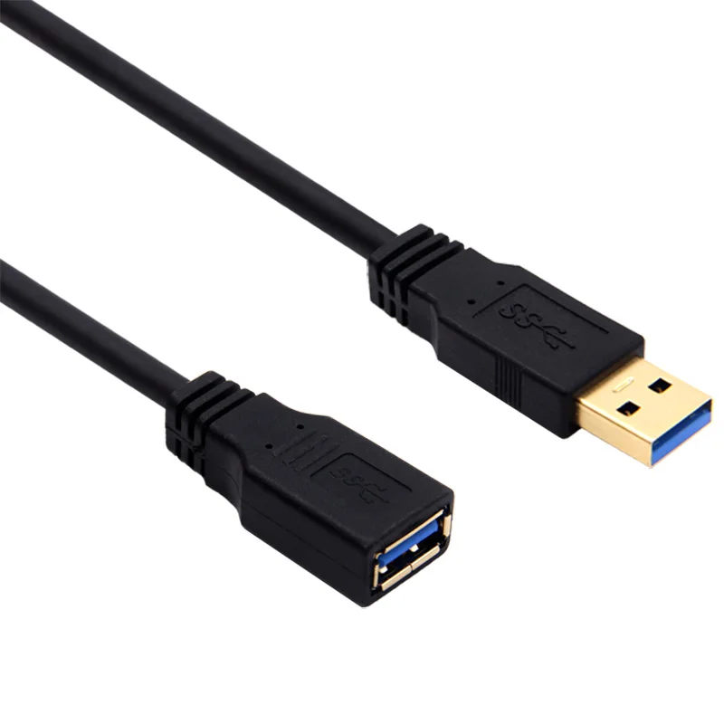 USB تمديد وصلة كابل سوبر سرعة USB 3.0 كابل ذكر إلى أنثى مزامنة البيانات USB موسع تمديد كابل 1 متر 2 متر 3 متر كابل الكمبيوتر