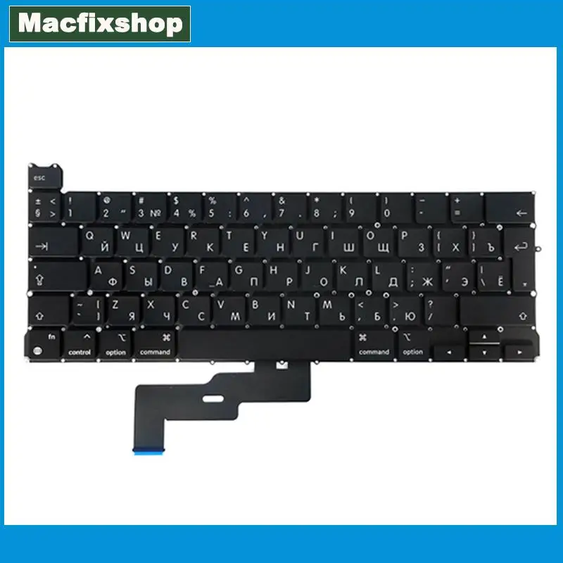 Laptop genuíno ru uk a2338 teclado para macbook pro retina m1 13.3 "a2338 teclado russo com grande entrada emc 3578 2020 testado