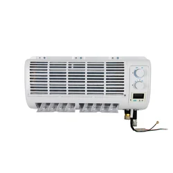 Universal 12V/24V Wall-mounted A/C Air Conditioning Evaporator Assembly Unit for Car Truck Van Excavator Tractor Air Conditioner