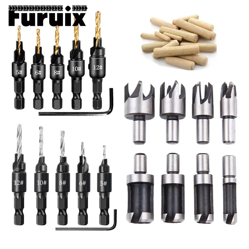 

Набор сверл по дереву, 5/8 дюйма, 1/2 дюйма, 3/8 дюйма, 1/4 дюйма