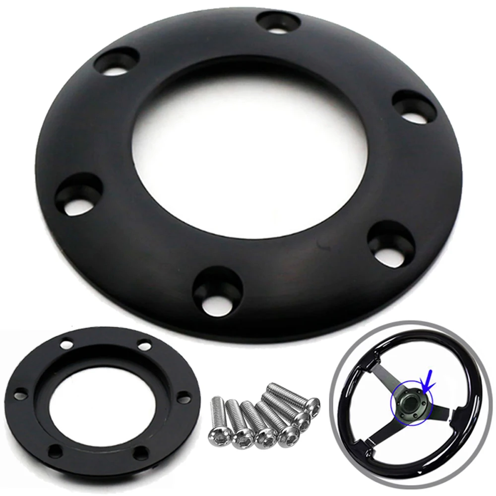 

FOR CAR Racing Car steering wheel horn button center ring and 6 screws for MOMO/NRG 48MM Internal diameter accessories