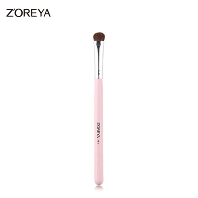 Zoreya 1 Piece Professional Pony Hair Wooden handle Brush Smoky Eyeshadow Eyebrow Single Makeup Brushes Tool