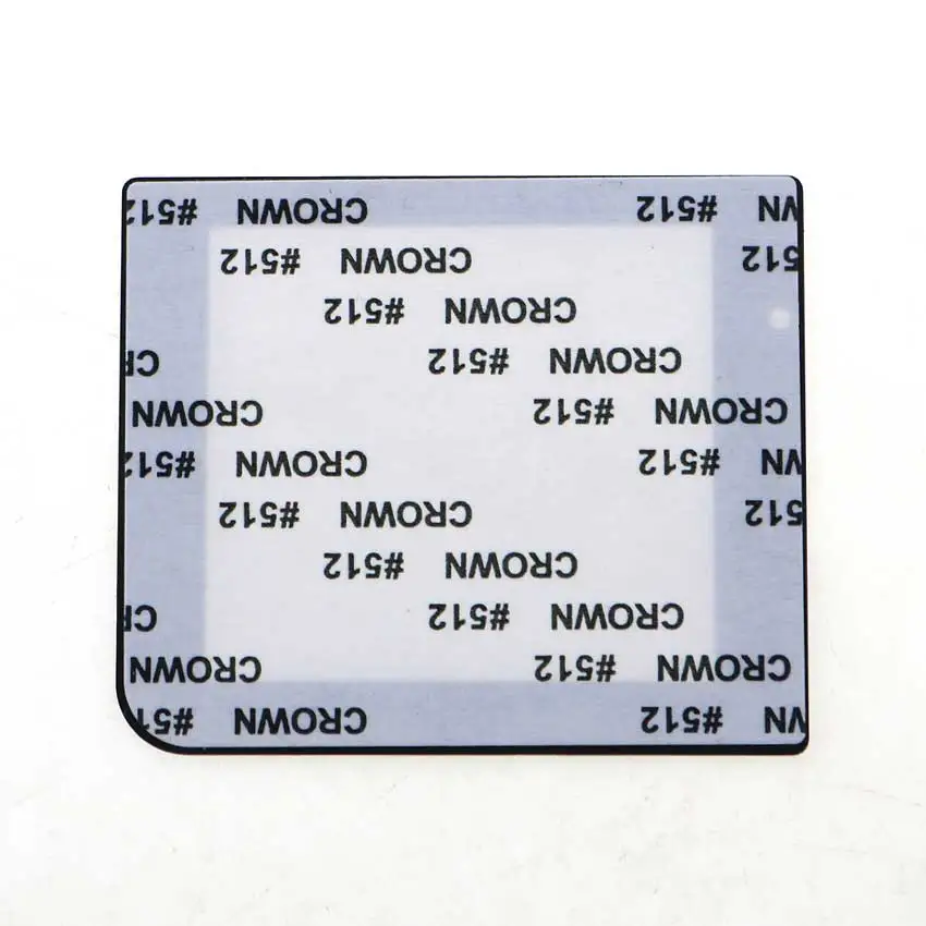 JCD plastikowy szklany obiektyw do GBP do szkła ekranu i soczewek do Gameboy kieszonkowy osłona obiektywu W/ Adhensiveparts