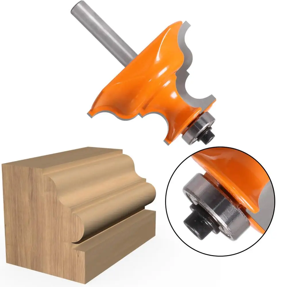 1PC Pedestal Base & Small Furniture Molding Router Bit - 8mm\