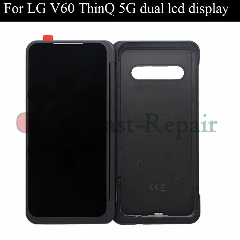 6.4' For LG V60 LCD Display Touch Screen for LM-V600 A001LG Secondary Screen For LG V60 ThinQ 5G dual screen lcd display