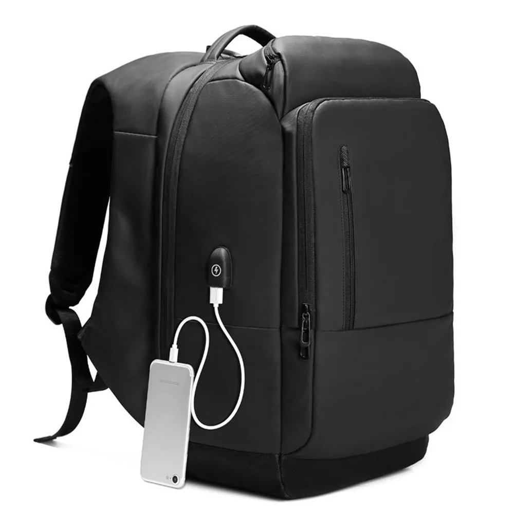 

Brand Backpack for men17.3 inch Laptop bag Business 17 inch Multifunction High capacity black Travel bag backpack usb 2018 NEW