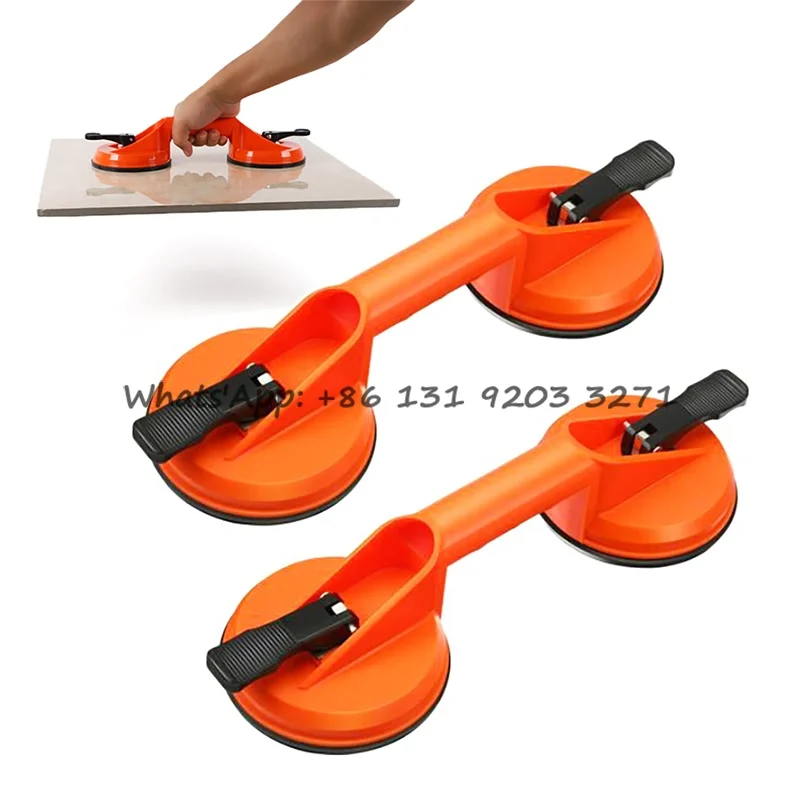 

Vacuum Plastic Suction Cup Grip Sucker Plate Single Claw Double-claw Suction Puller For Tile Glass Floor Sucker Lifting Tool