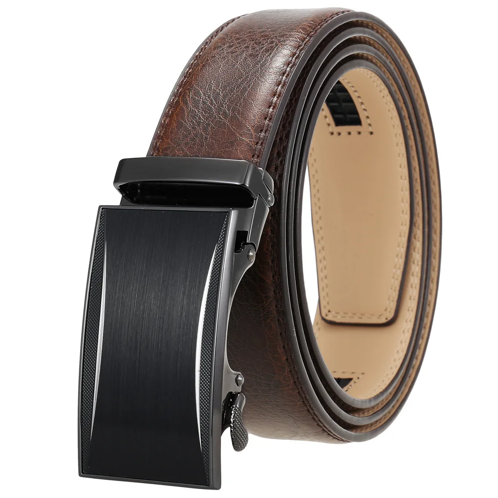 Cinto masculino fashion com fivela automática