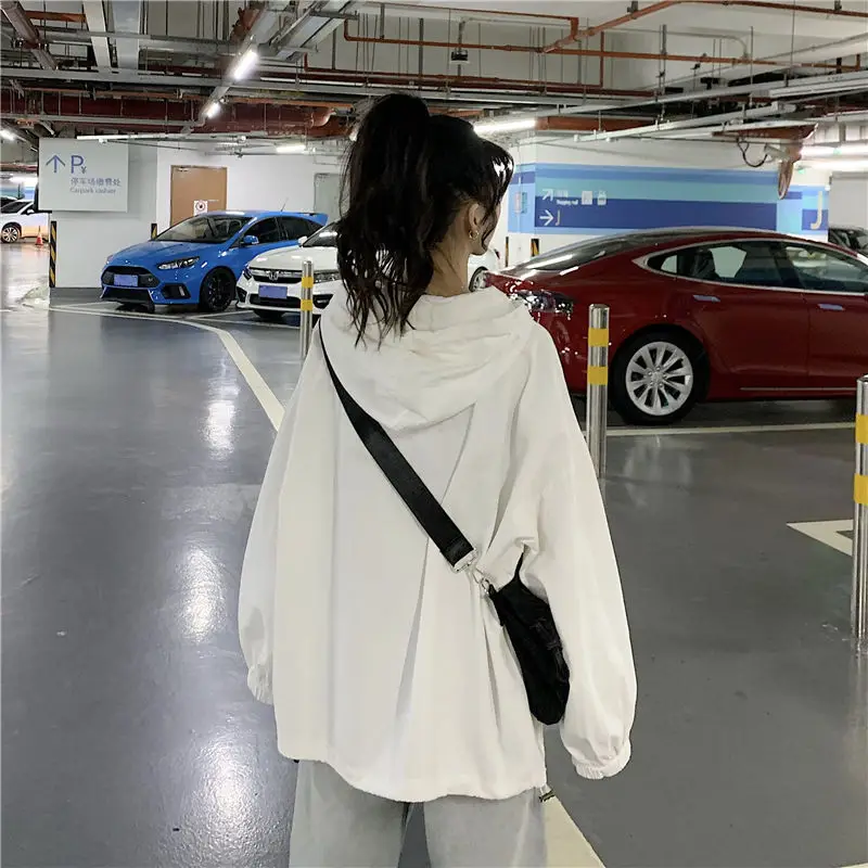 Jassen Vrouwen Populaire Tieners Dagelijks Patchwork Eenvoudige Japan Stijl Bf Ontwerp Hooded Zomer College Uitloper Trendy Leisure All-Match