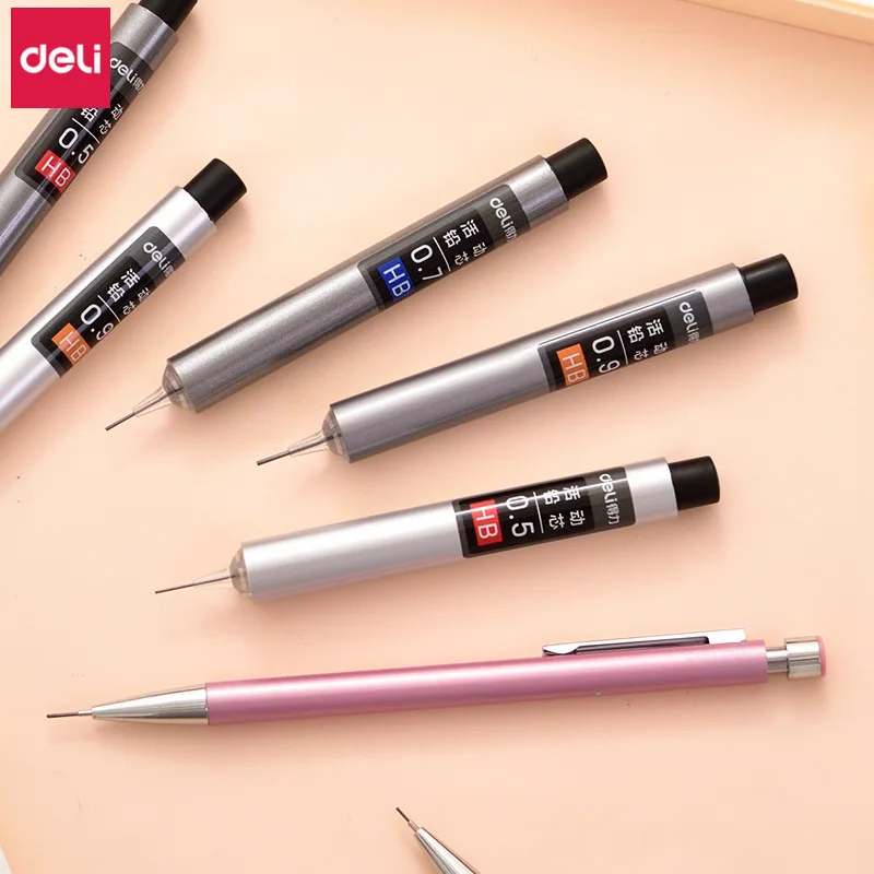Press Type 0.5 0.7 HB Automatic Pencil Lead Press To Fill The Not Dirty Hands Office School Stationery Mechanical Pencil Refills image 5