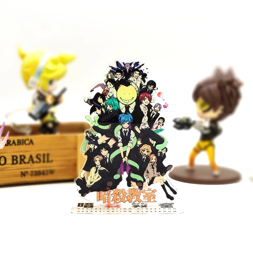 Assassination Classroom Ansatsu Kyoushitsu Koro sensei acrylic stand figure model double-side plate holder cake topper anime