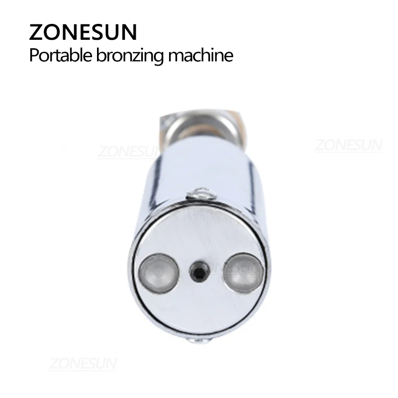 ZONESUN Portable Manual Leather Bread Paper Card Hot Stamping Embossing Machine Branding Iron With Adjustable Temperature