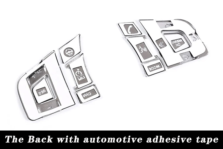 Für Jaguar XE XF F-PACE E-PACE F-TYPE Aluminium Legierung Auto Lenkrad Taste Pailletten Dekorative Schutz Aufkleber Zubehör – Detail 12