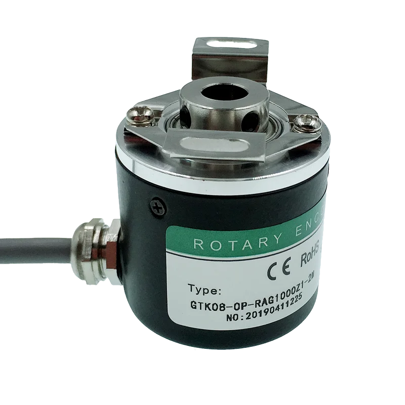 Hollow shaft photoelectric rotary encoder ZKP3808 600 pulse 600 line/2500 pulse 2500 line ABZ three-phase 5-24V