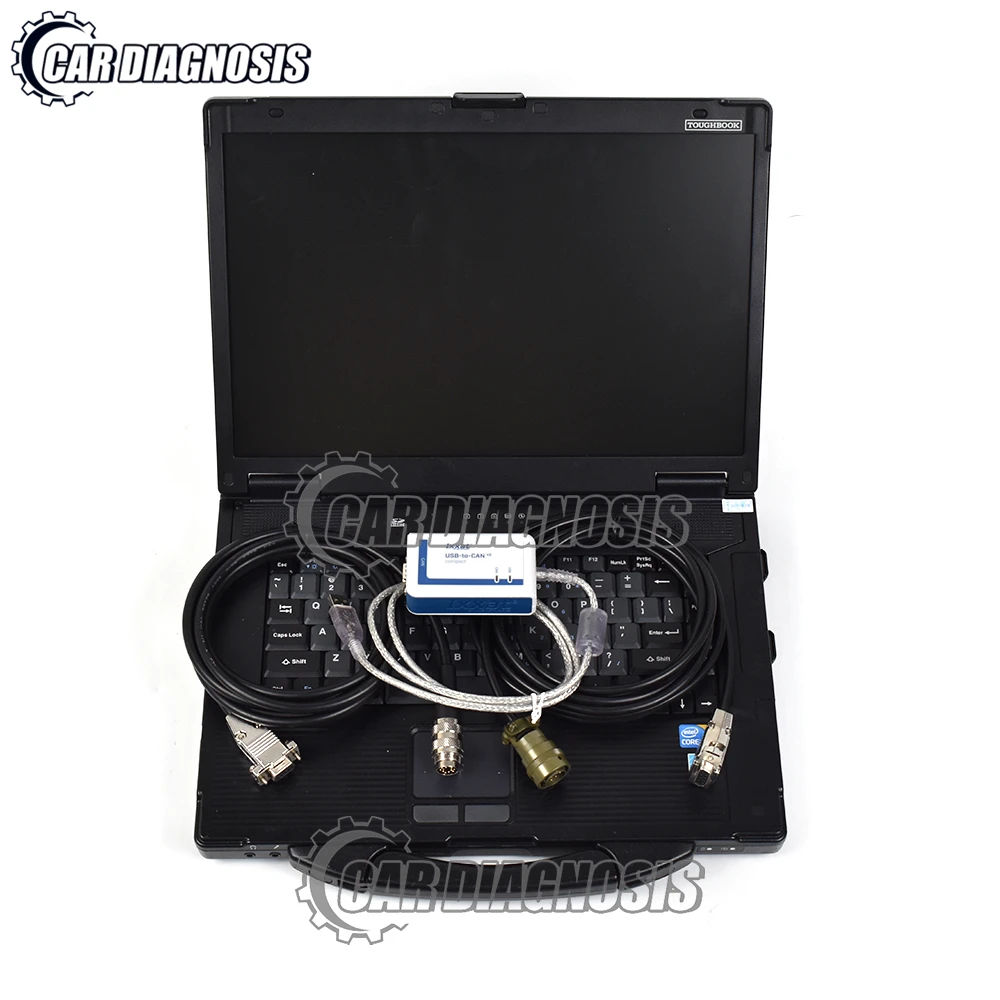 

CF53 Laptop For MTU diagnostic kit USB-to-CAN Diasys 2.71 MEDC ADEC Full Kit diesel engine diagnosis scanner tool