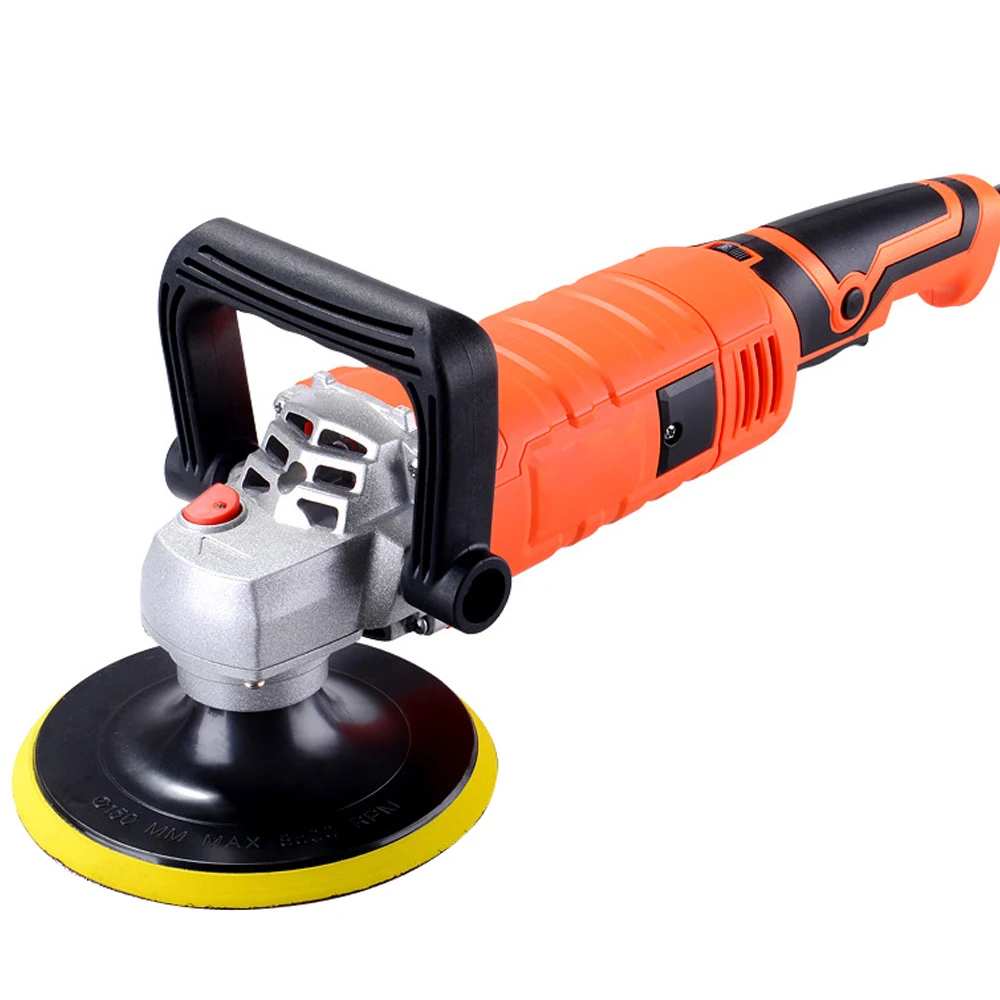 1580W 220V Car Polisher Adjustable Speed Car Electric Polisher Waxing Machine Automobile Furniture Polishing Tool