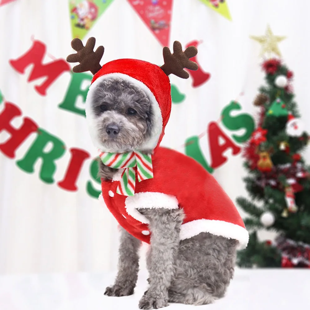 Schotse Schotse ruit hondenjurk - kerstman huisdier kostuum voor katten en honden, kerstkaart klaar huisdier kleding, gepersonaliseerde maat kerstcadeau - België