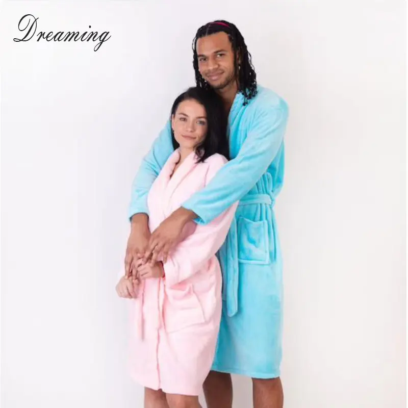 Albornoces de rizo de luna de miel para parejas, batas de Spa personalizadas, regalo de novia y novio, batas de Señor y Señora, bata Unisex de