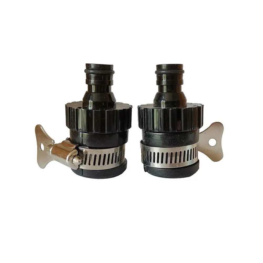 

2Pcs Universal Faucet Adapter Water Tap Connector Mixer for Garden Hose Pipe Tap Kitchen Bathroom Faucet