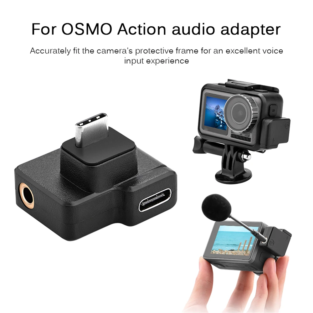 Konektor Adaptor Pengisi Daya/Audio /Transfer 3 In 1 untuk Kamera Aksi DJI Osmo