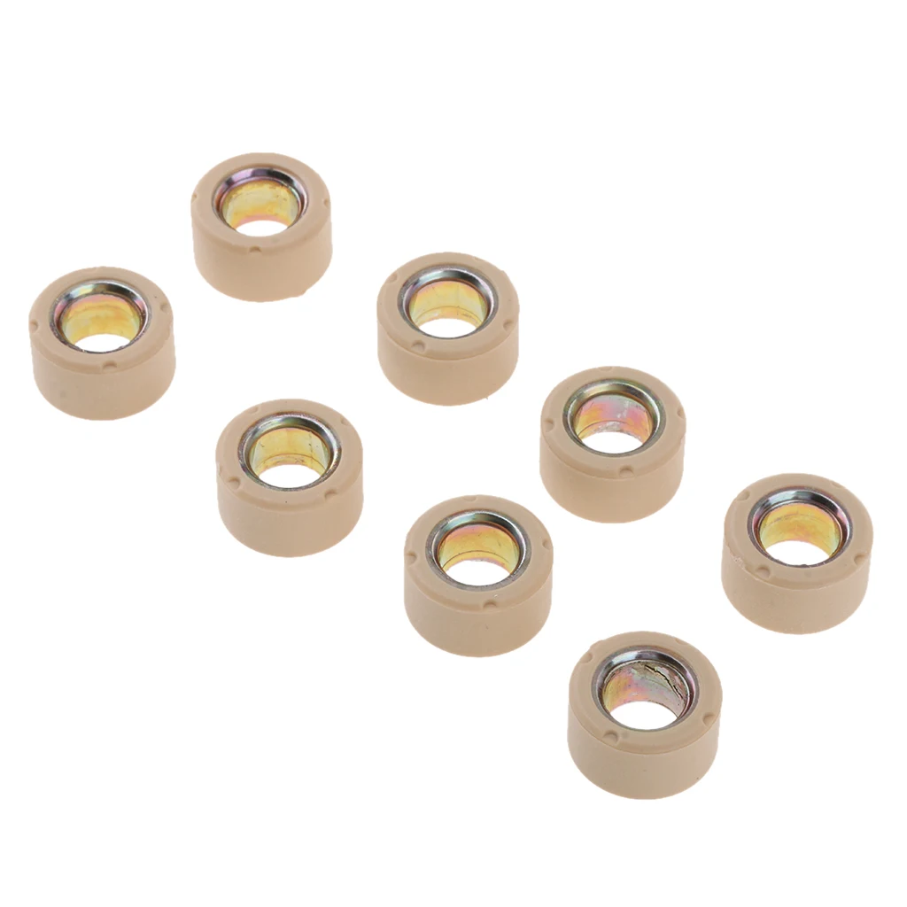 8Pcs Variator Rollers Weights 12.8g 20x12 For Yamaha LH250 YP250