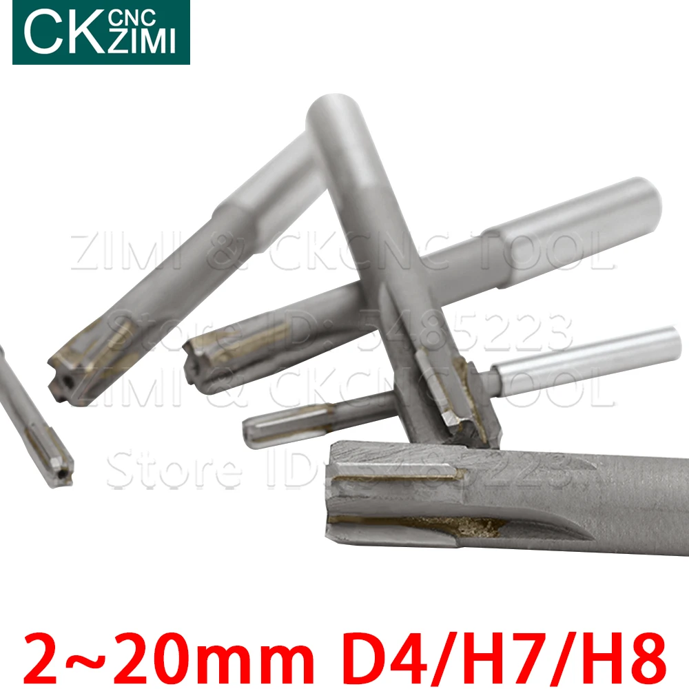 1 Máy Tính 2 ~ 20Mm D4 H7 H8 HSS Chucking Mũi Doa Máy Có Ngăn Thép Tốc Độ Cao Quay Dụng Cụ Thẳng lắc Chân CNC Máy Công Cụ