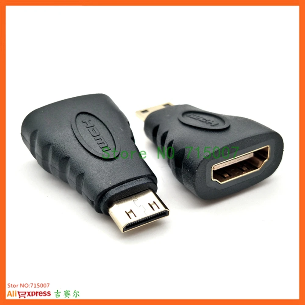 Mini HD-compatible to HDTV Adapter Female to Male Converter Connector for HDTV HD 1080P Cable Adapter Device for HDTV Wholesale