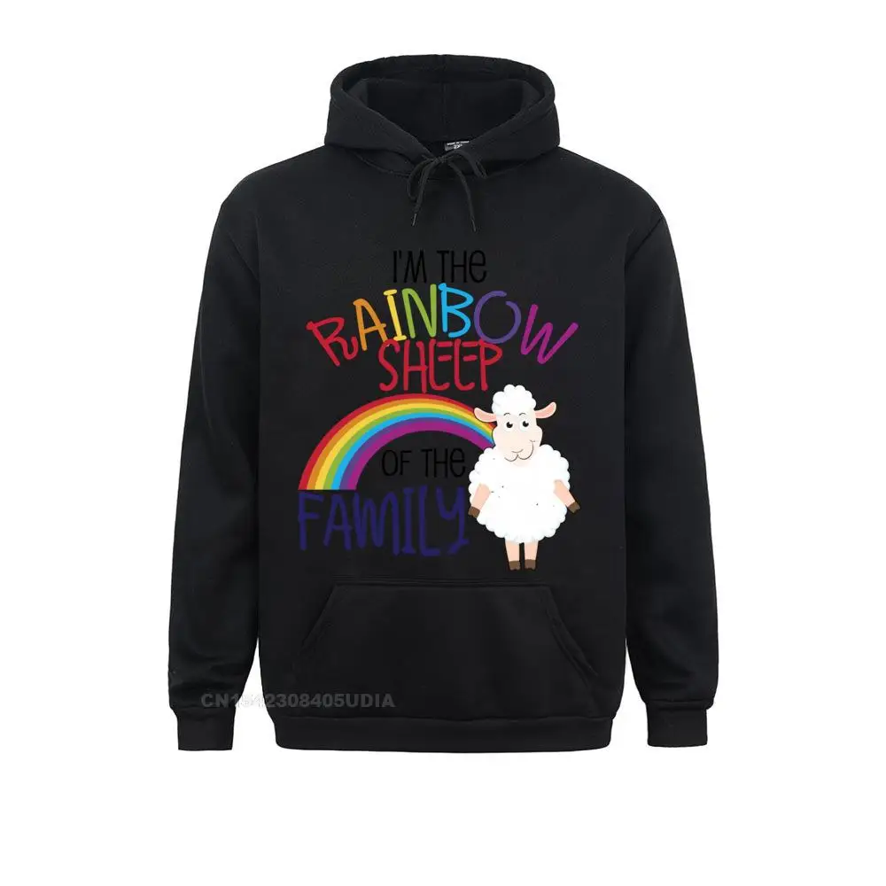 

Rainbow Sheep Of Family Gay LGBTQ Pride Allies Gift Pullover Hoodie Hoodies For Male Geek Sweatshirts New Fashion Clothes