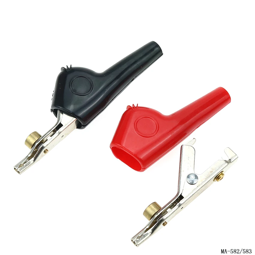 CC330 Auto Repair Test Alligator Clip With Piercing Needle Teeth Alligator Clamp Crocodile