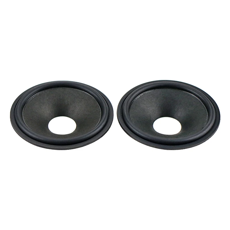 SHEVCHENKO 3 Inch Speaker Paper Cone Basin Loudspeaker Rubber Edge Drum Paper Basin Repair Audio Speaker Accessories Diy 2pcs