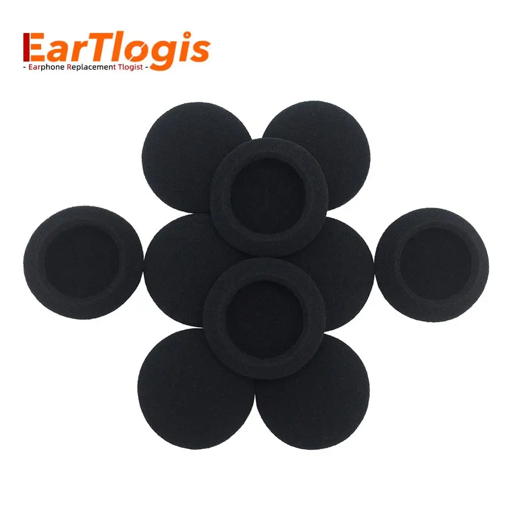 EarTlogis Sponge Replacement Ear Pads for Panasonic RP-HT010 RPHT010 Headset Parts Foam Cover Earbud Tip Pillow