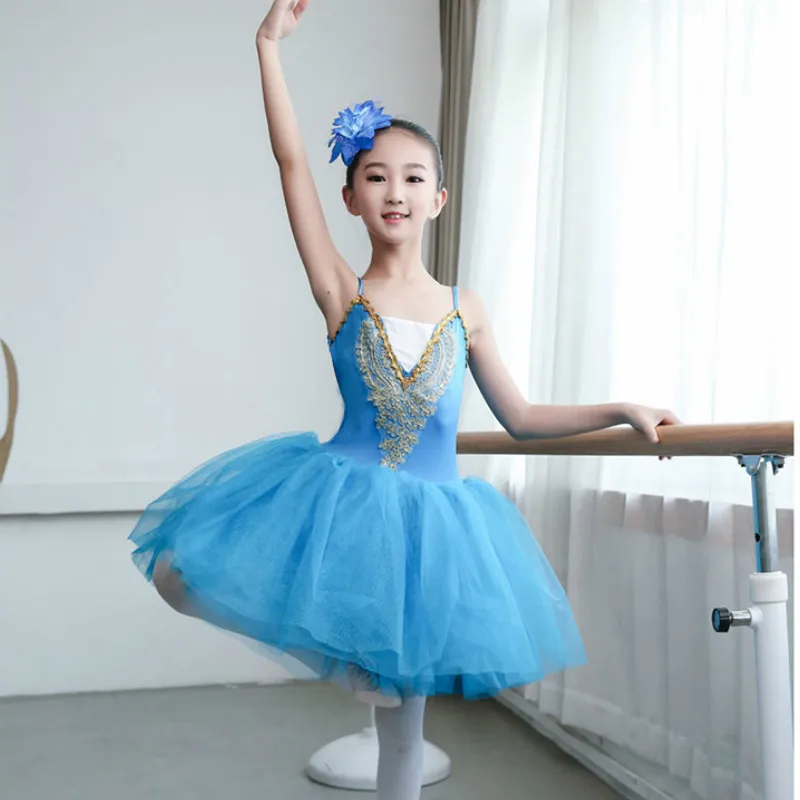 Ruoru Ballet Dress Skirt Competition Tutu Adult Girls Kids Ballet Tutu Costume Ballerina Dress Kids Women Pancake Tutu Dance