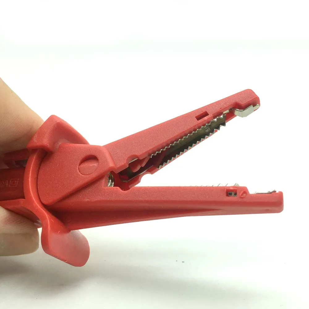 10 PCS multimetro penna Test piombo Prob coccodrillo connettore cavo coccodrillo per 4mm Banana End 1000V CATIII 10A