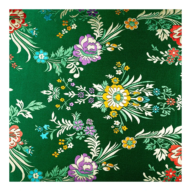 Brocade jacquard fabrics pattern sewing design DIY for cheongsam and kimono fabric for dress