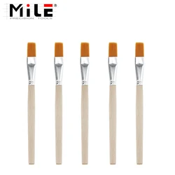 MILE 5 pcs Repair Clean Tools Soft Dust Cleaning Brush with Wooden Handle for Mobile Phone Tablet Laptop PC