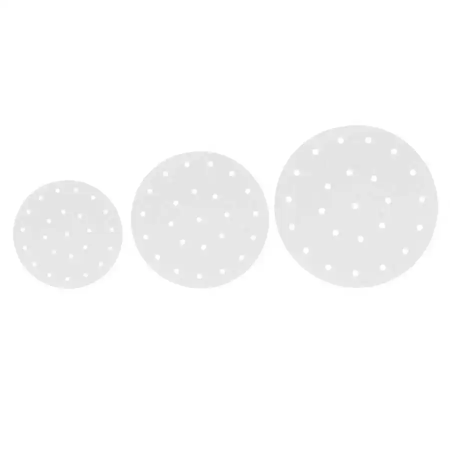 Accesorios para freidora de piezas, papel absorbente de aceite antiadherente, papel redondo para barbacoa, sartén profunda, pieza de aparato de cocina, 100