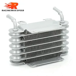 Universal 8mm Silver Aluminum Racing Fuel Oil Cooler for Car, Motorcycle, Diesel & Gasoline Small Engines - SO-01 Car Accessorie