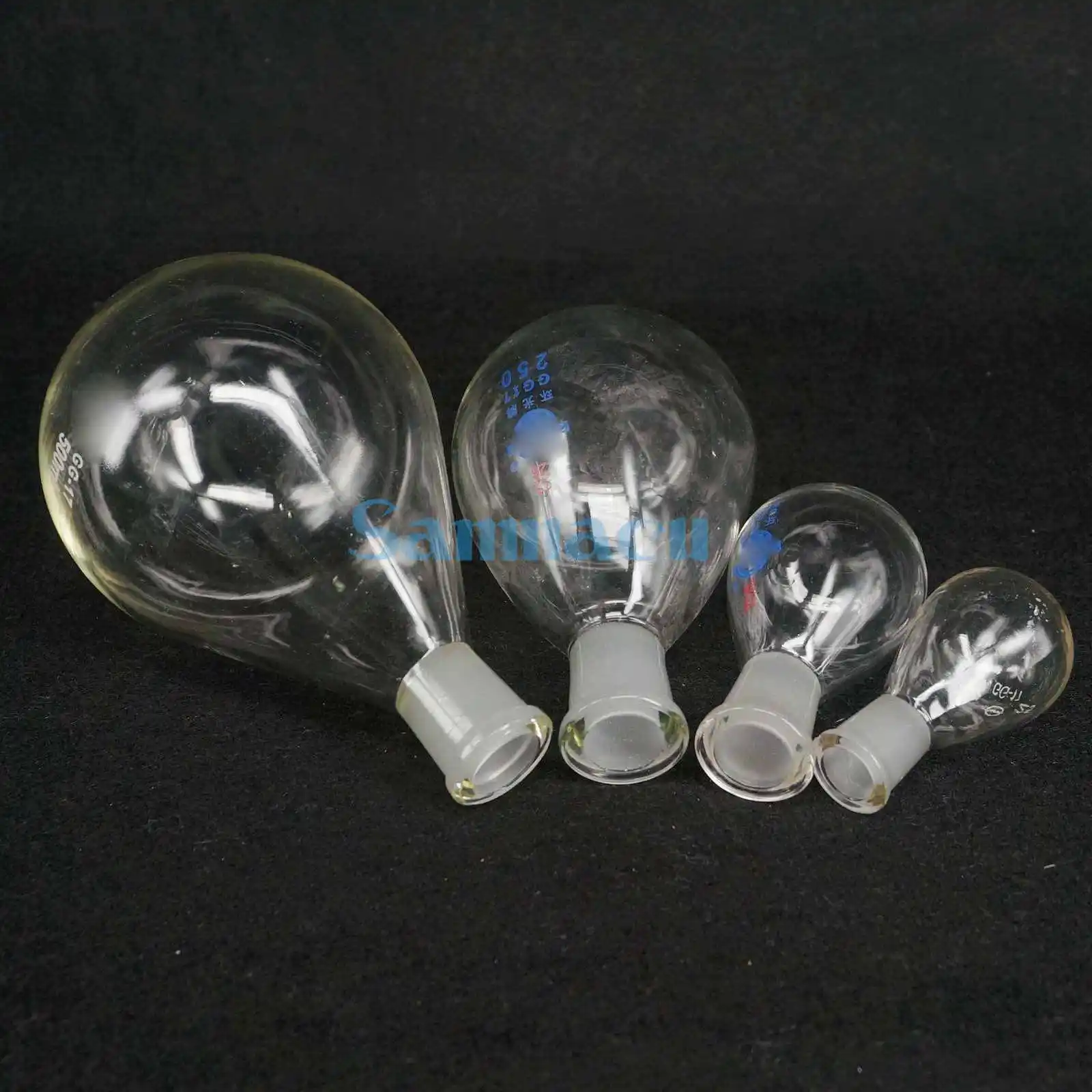 Capacity 100ml 250ml 500ml 14/23 19/26 24/29 29/32 Joint GG17 Borosilicate Glass Rotary Evaporator Flask Round-Bottom Lab