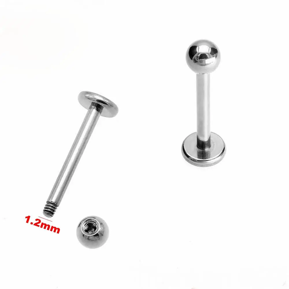 เงินสีดําเครื่องประดับ Helix กระดูกอ่อน Tragus แหวนจมูก Tragus ต่างหูเจาะหู Ear Stud