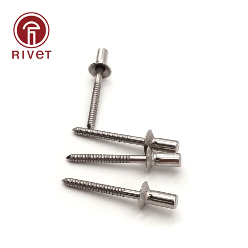 M6.4 100PCS GB 12616 Stainless Steel Countersunk rivets Closed End Blind Rivet Sealed Hollow Rivets Blind Rivets