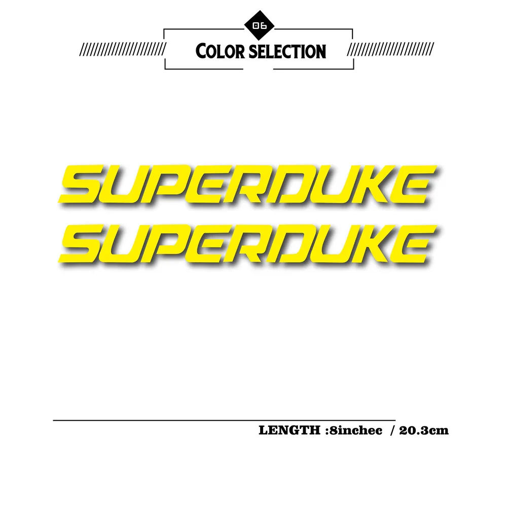 Motocykl rower wodoodporny odblaskowy zbiornik paliwa koło naklejki notebook kask bagażowy dla KTM super książę superduke SUPERDUKE