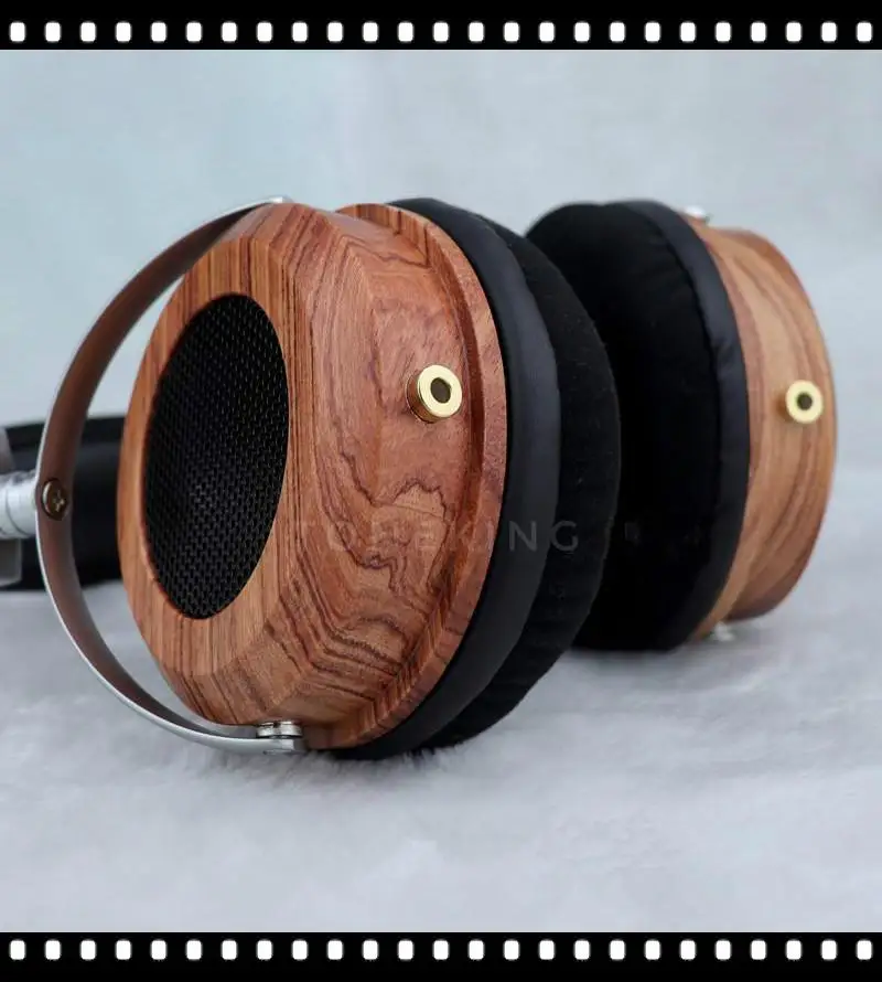 Toneking 150 150ohm Wooden High-Impedance Dual Dynamic Walnut Metal Bracket Hifi Music Stereo Headphone Earphone Headset N650