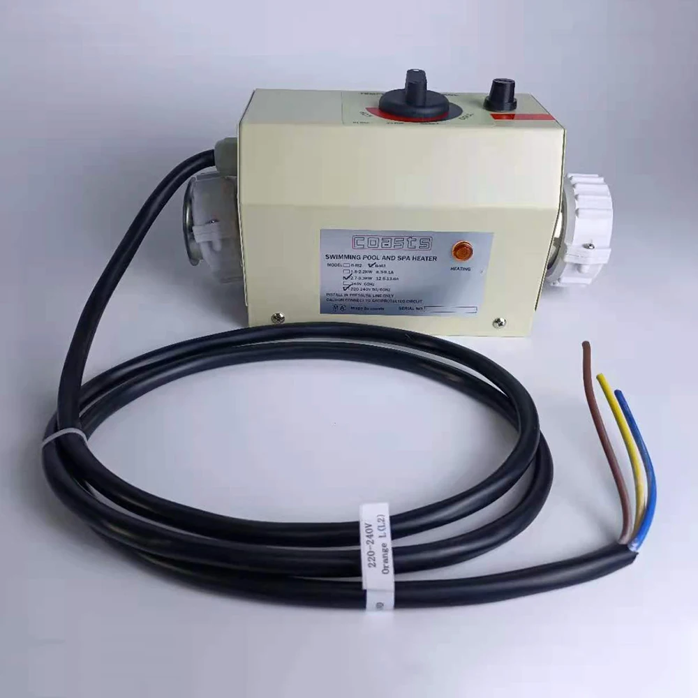 3 KW Water Heater for Swimming Pool & Bath SPA for 220V ONLY