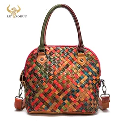 2021 pelle colorata di qualità famosa marca di lusso da donna Patchwork borsa grande borsa a tracolla borsa da donna Designer Tote bag 9178