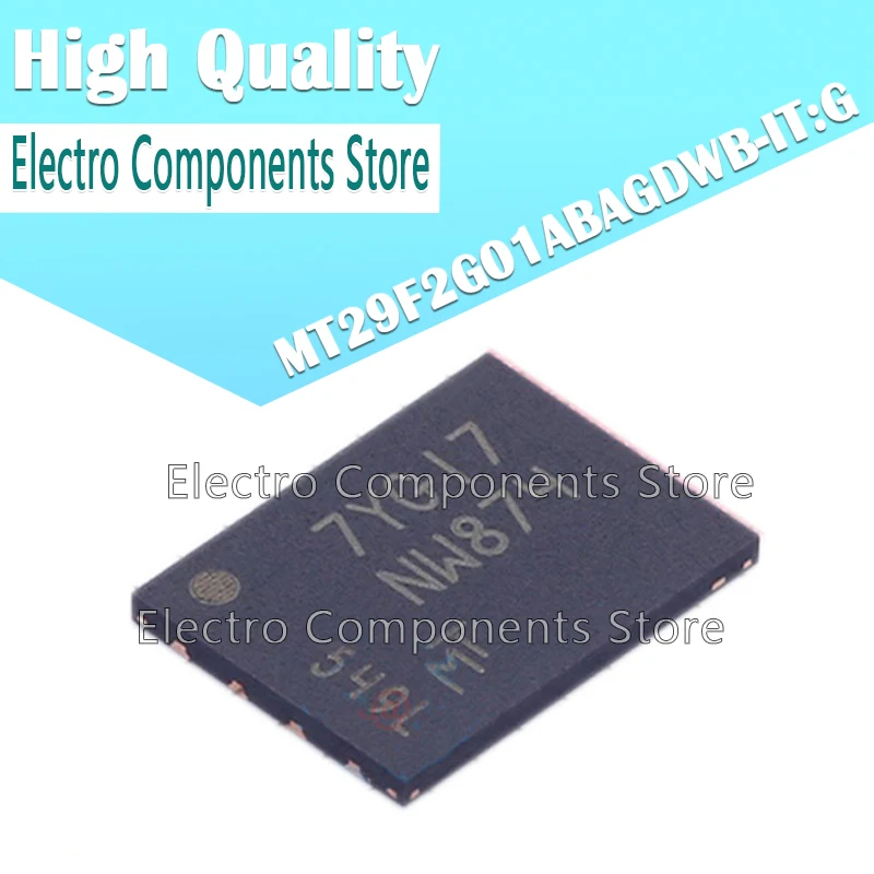 

10PCS/Lot MT29F2G01ABAGDWB-IT:G (Marking NW874) NW874 UDFN8 FLASH Memory Chip IC
