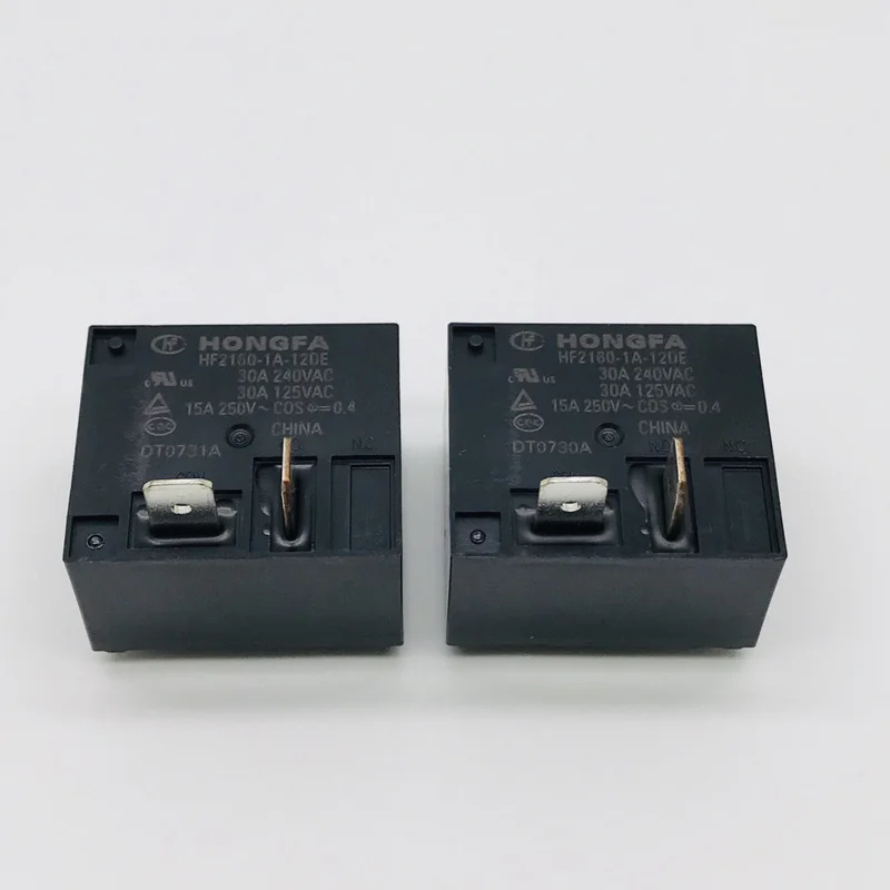 10Pcs HF2160-1A-12DE hf2160-1a-12de Relay DC12V 30A 240V AC/30A 125V AC 4Pin