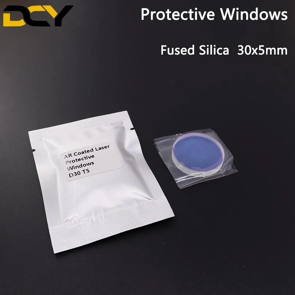 WSX/Precitec fiber laser Protection Lens Mirrors /protective windows 30*5mm Fused silica For KC13 NC30 LightCutter Laser